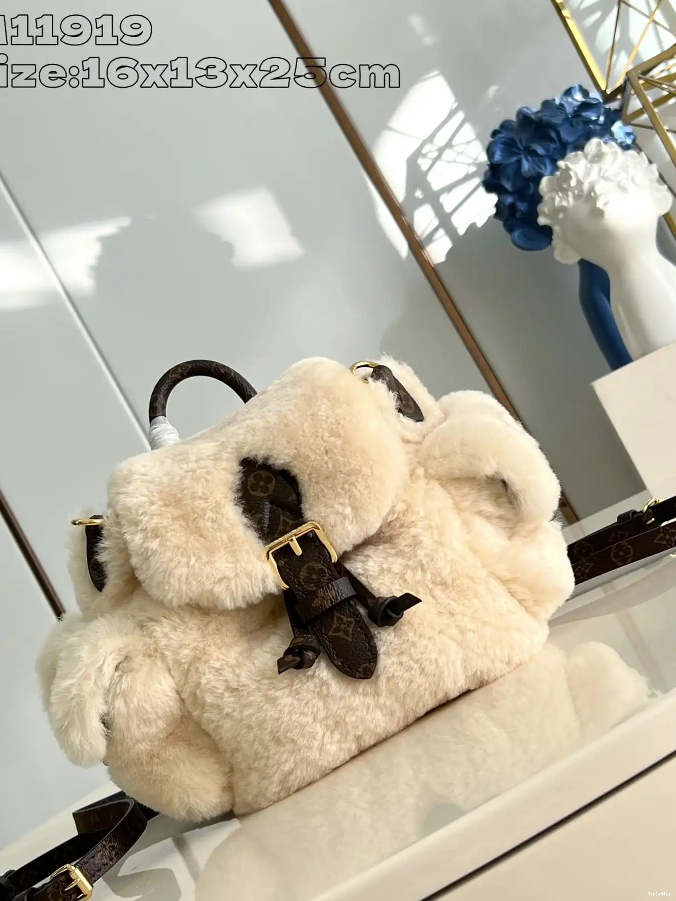 Cheap Nano Louis Teddy Backpack Vuitton Ski 0526